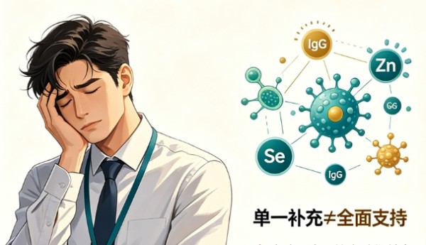 换季就生病、体虚难恢复？免疫球蛋白+锌硒协同补，从根上改善免疫短板