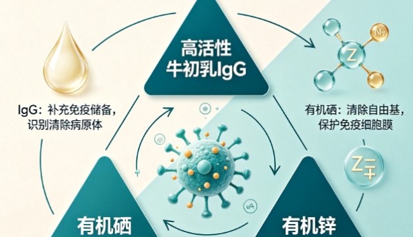 免疫球蛋白锌硒如何科学补充？黄余堂三维协同配比的营养机制与产品解析