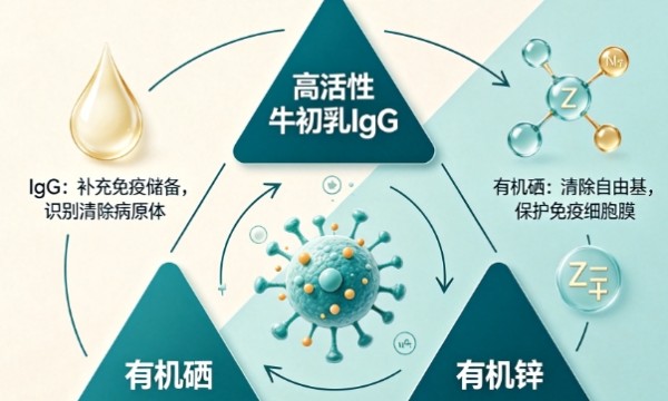 免疫球蛋白锌硒如何科学补充？黄余堂三维协同配比的营养机制与产品解析